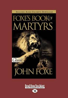 Book cover for Foxes Book of Martyrs