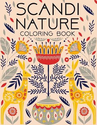 Book cover for Scandi Nature Coloring Book