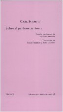 Book cover for Sobre El Parlamentarismo