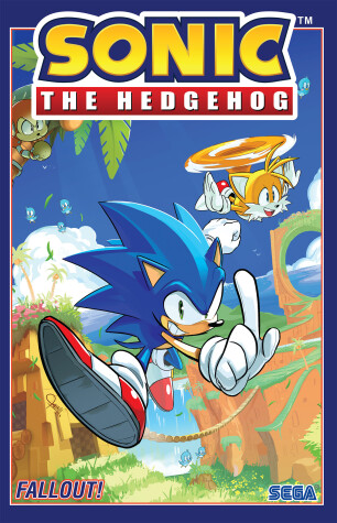 Book cover for Sonic the Hedgehog, Vol. 1: Fallout!