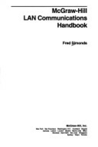 Cover of McGraw-Hill LAN Communications Handbook
