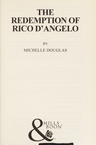 Cover of The Redemption Of Rico D'angelo