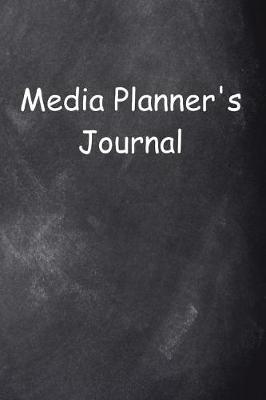 Cover of Media Planner's Journal Chalkboard Design