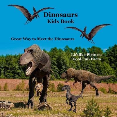 Book cover for Dinosaurs Kids Book