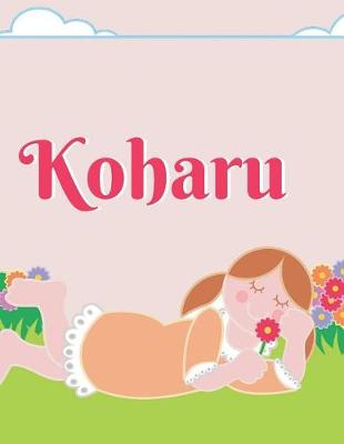 Book cover for Koharu Personalized Sketchbook Journal Notebook