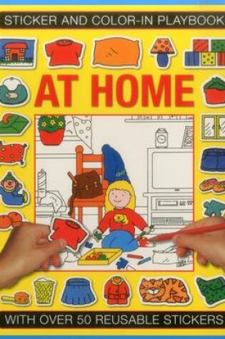 Cover of Sticker and Colour-in Playbook: at Home