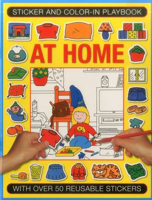 Book cover for Sticker and Colour-in Playbook: at Home