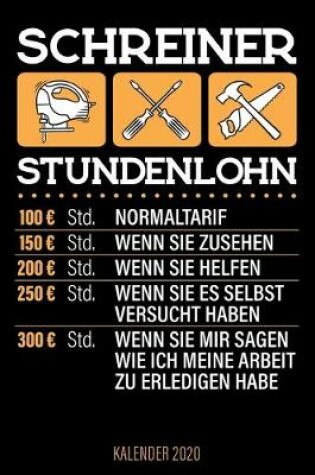 Cover of Schreiner Stundenlohn - Kalender 2020