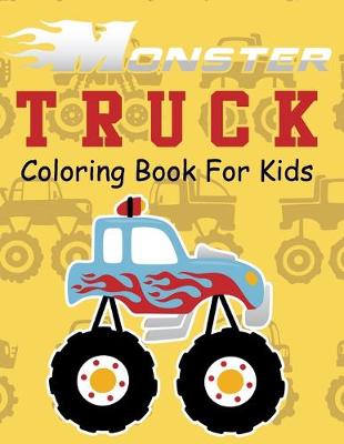 Book cover for Monster Truck Coloring Book for Kids