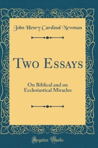Cover of Two Essays
