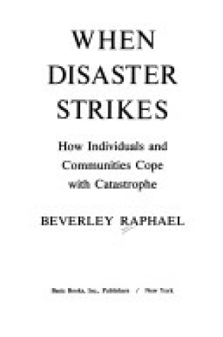 Cover of When Disaster Strikes