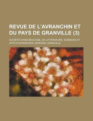 Book cover for Revue de L'Avranchin Et Du Pays de Granville (3)