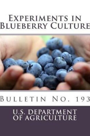 Cover of Experiments in Blueberry Culture