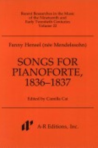 Cover of Songs for Pianoforte, 1836-1837