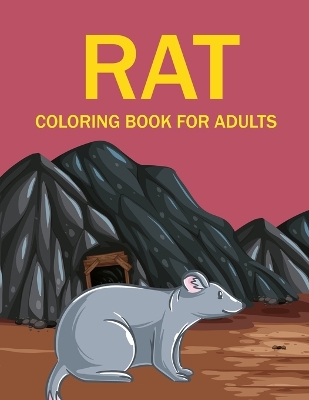 Book cover for Rat Coloring Book For Adults