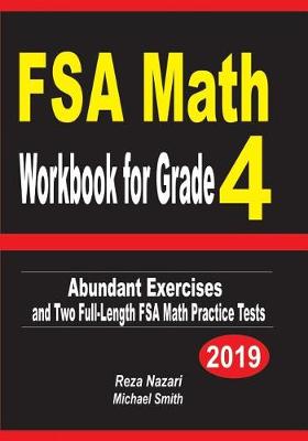 Book cover for FSA Math Workbook for Grade 4