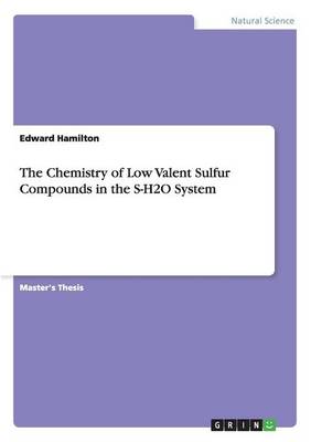 Book cover for The Chemistry of Low Valent Sulfur Compounds in the S-H2O System