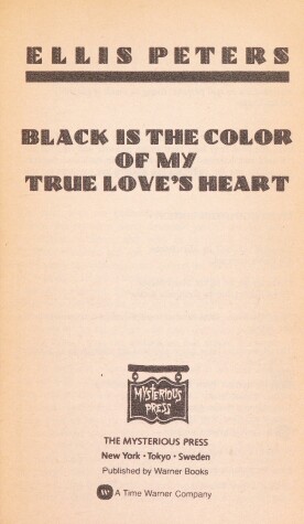 Book cover for Black is the Color of My True Loves Heart