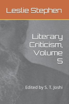 Book cover for Literary Criticism, Volume 5