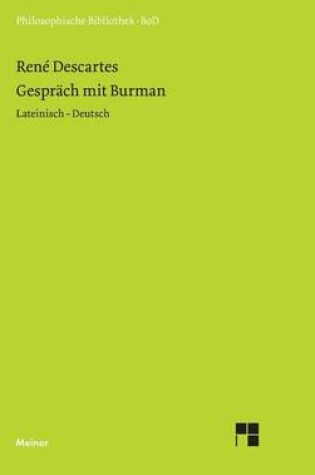 Cover of Gesprach Mit Burman