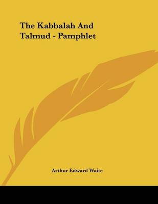 Book cover for The Kabbalah and Talmud - Pamphlet