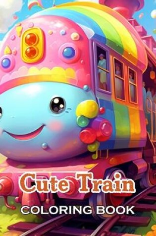 Cover of Cute Train Coloring Book