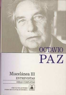 Cover of Miscelanea III: Entrevistas