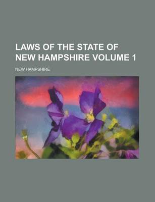 Book cover for Laws of the State of New Hampshire (1873)