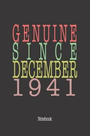 Cover of Genuine Since December 1941
