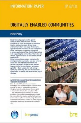 Cover of Digitally Enabled Communities