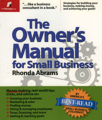 Book cover for The Owner's Manual for Small Business