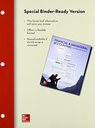 Book cover for Loose-Leaf for Financial and Managerial Accounting with Connect