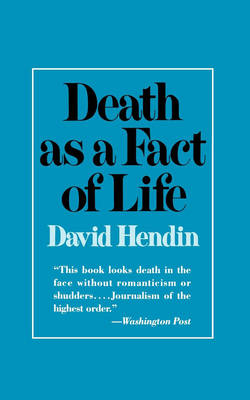 Book cover for Death as a Fact of Life