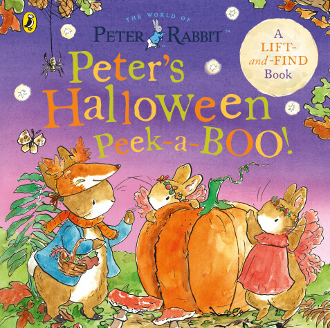 Book cover for Peter Rabbit: Peter's Halloween Peek-a-BOO!