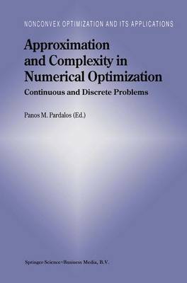 Book cover for Approximation and Complexity in Numerical Optimization