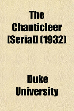 Cover of The Chanticleer [Serial] (1932)