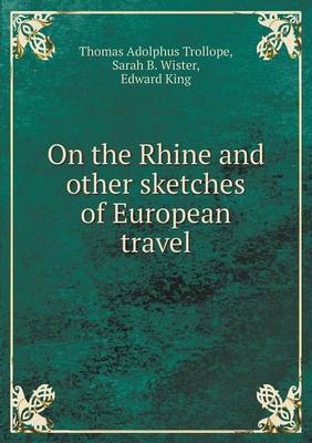 Book cover for On the Rhine and other sketches of European travel