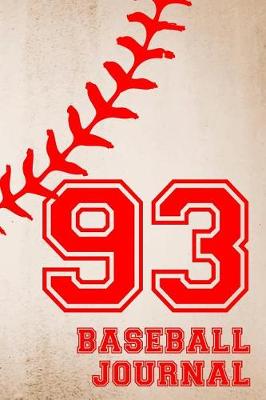 Book cover for Baseball Journal 93