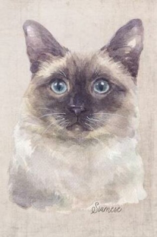 Cover of Siamese Cat Portrait Notebook