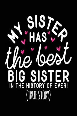 Book cover for My Sister Has The Best Big Sister In The History Of Ever! (True Story)