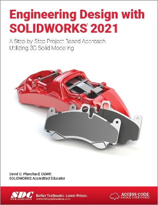 Book cover for Engineering Design with SOLIDWORKS 2021