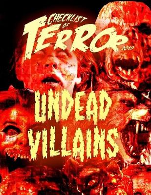 Book cover for Checklist of Terror 2019: Undead Villains