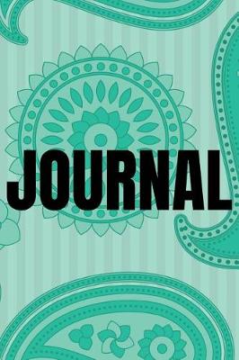 Book cover for Paisley Background Lined Writing Journal Vol. 15