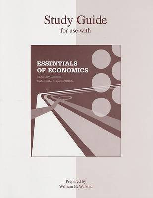 Book cover for Study Guide for Use with Essentials of Economics