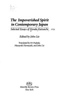 Cover of The Impoverished Spirit in Contemporary Japan