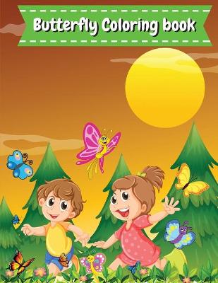 Book cover for Butterfly Coloring Book for Kids