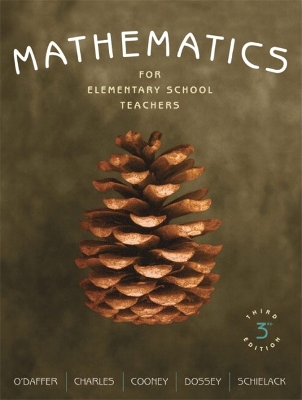 Book cover for Mathematics for Elementary School Teachers