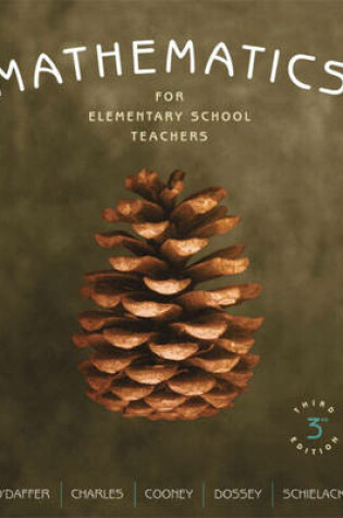 Cover of Mathematics for Elementary School Teachers