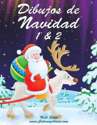 Book cover for Dibujos de Navidad 1 & 2