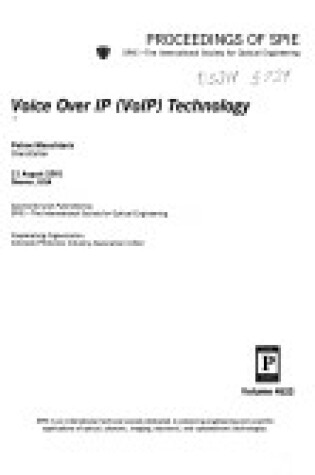 Cover of Voice Over IP (VoIP) Technology